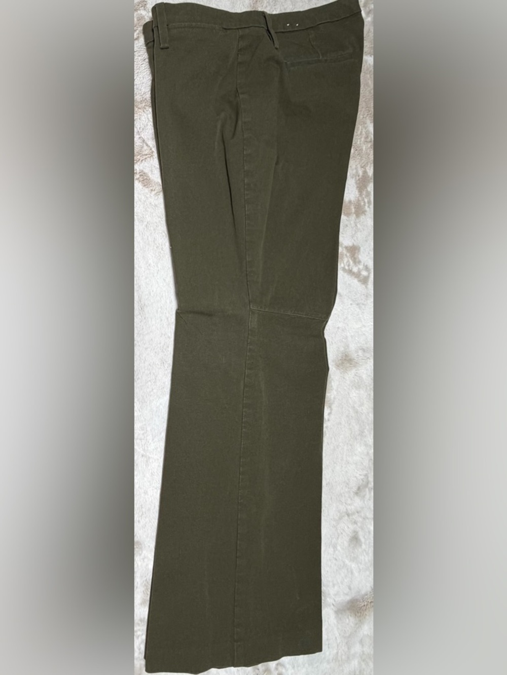 Women’s Tommy Hilfiger Olive Green Boot-Leg Pants w/stretch 18 - Picture 4 of 11